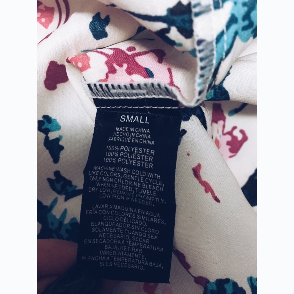 Sam Edelman Floral Silk Robe Pajama Intimates - Picture 6 of 6